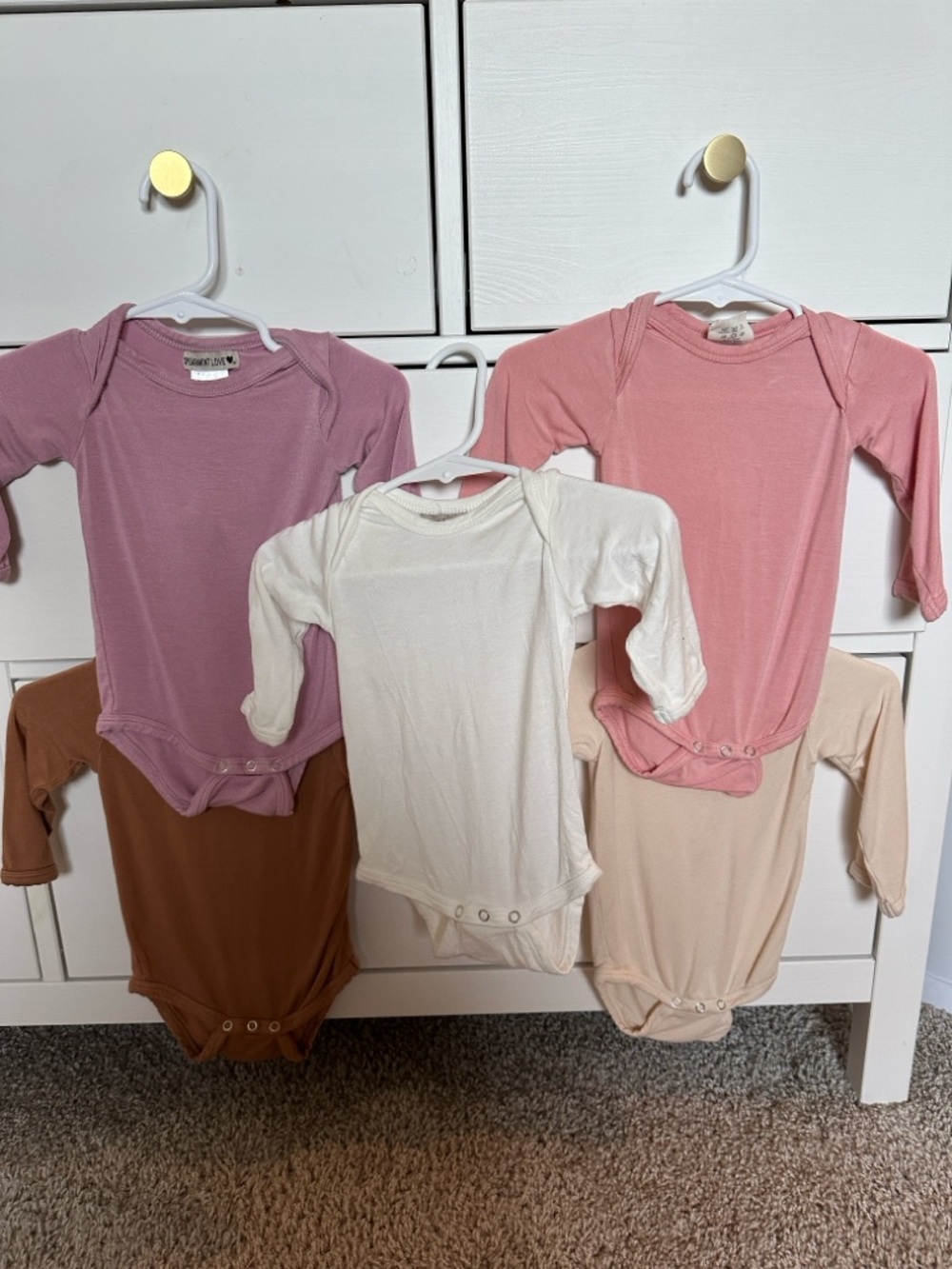 SpearmintLOVE bamboo bodysuit onesie bundle lot
